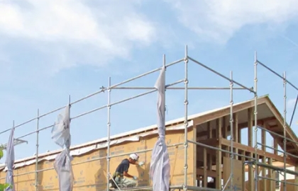 壁全体で支える、 安心の耐震パネル工法　写真