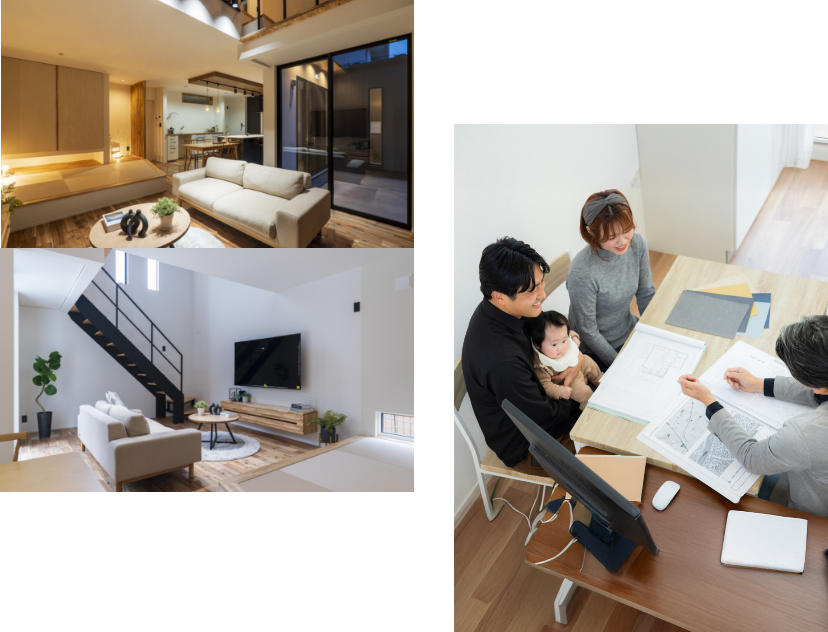 建築家とともに、暮らしのかたちを一緒に描きながら、住む人の感性に寄り添った提案