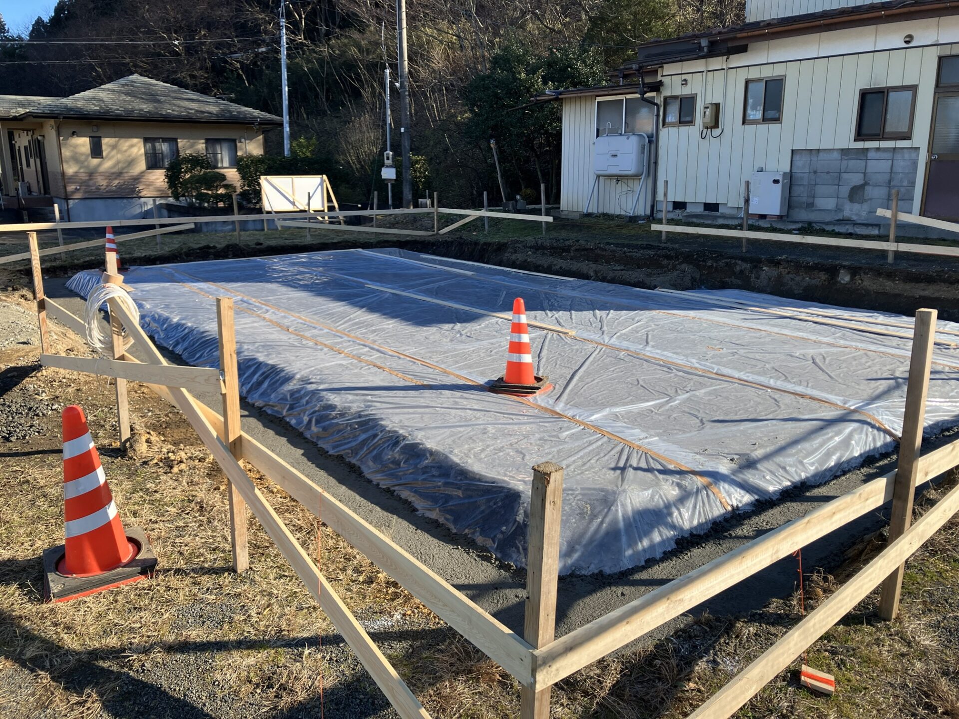 【基礎着工】白石市内で基礎工事が始まりました! アイキャッチ 【基礎着工】白石市内で基礎工事が始まりました! アイキャッチ